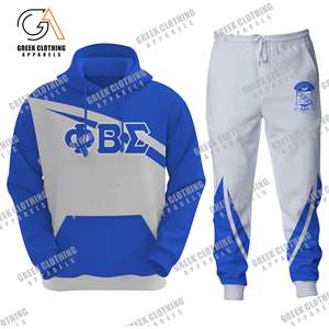 Survêtement personnalisé Phi Beta Sigma en molleton de coton brodé Fraternité Survêtements respirants pour hommes grecs de haute qualité Sororité - Product Image 6