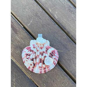 Real Ocean Shell pinces à cheveux avec des éléments de style uniques, idéales pour les sorties d'été, les looks côtiers et la mode tropicale quotidienne - Product Image 4