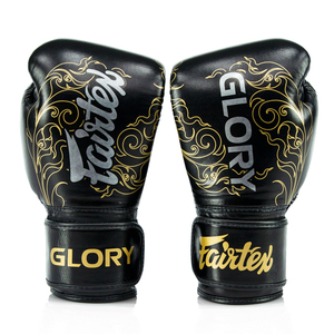 Guantes de Boxeo Fairtex Glory de Cuero de Alta Calidad, Tamaños 8oz y 12oz para Entrenamiento al Aire Libre y Sparring con Agarre - Product Image 2