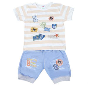 Traje de Manga Corta para Niño 1805 - Color Durazno - Product Image 1