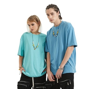 Custom Mass Promotion of <b>Cheap</b> Polyester Cotton Loose Fit Tee Shirts Spring <b>Tshirts</b> for Men White T-shirt for men - Product Image 1