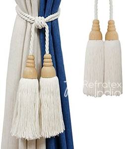 Tiebacks de algodón decorativos para el hogar en nuevos diseños por Refratex India Made in India - Product Image 4