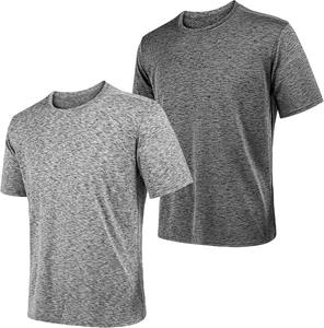 Camiseta Deportiva Personalizada para Hombre, Manga Corta, Secado Rápido, Ecológica, Transpirable, de Poliéster/Algodón, OEM ODM - Product Image 2
