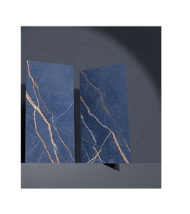 Azulejos de pared y suelo Interior brillante de porcelana de 600x1200mm de alta calidad, diseño Satuario, corte láser, baño, Villa, plano, 300x300mm - Product Image 1