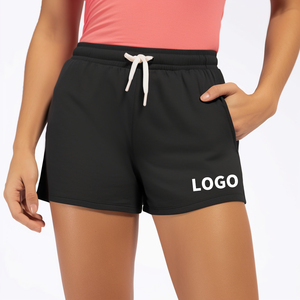 Shorts de survêtement personnalisés pour femmes Athlétique Running Fitness Blank Plain Gym shorts pour femmes Sports Double Couche Yoga Shorts - Product Image 3