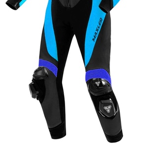 Veste de sport en cuir imperméable et réfléchissante pour homme, homologuée CE, coupe-vent, toutes saisons, 300g, pour moto et course automobile - Product Image 5