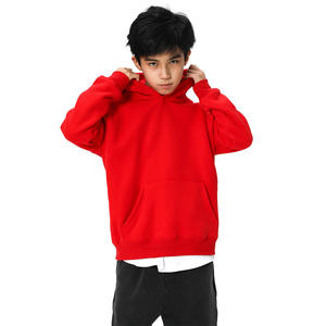 Vente en gros de sweat à capuche surdimensionné personnalisé pour enfants pull en molleton de coton épais brodé épaules tombantes sans ficelle coupe ample hiver - Product Image 4