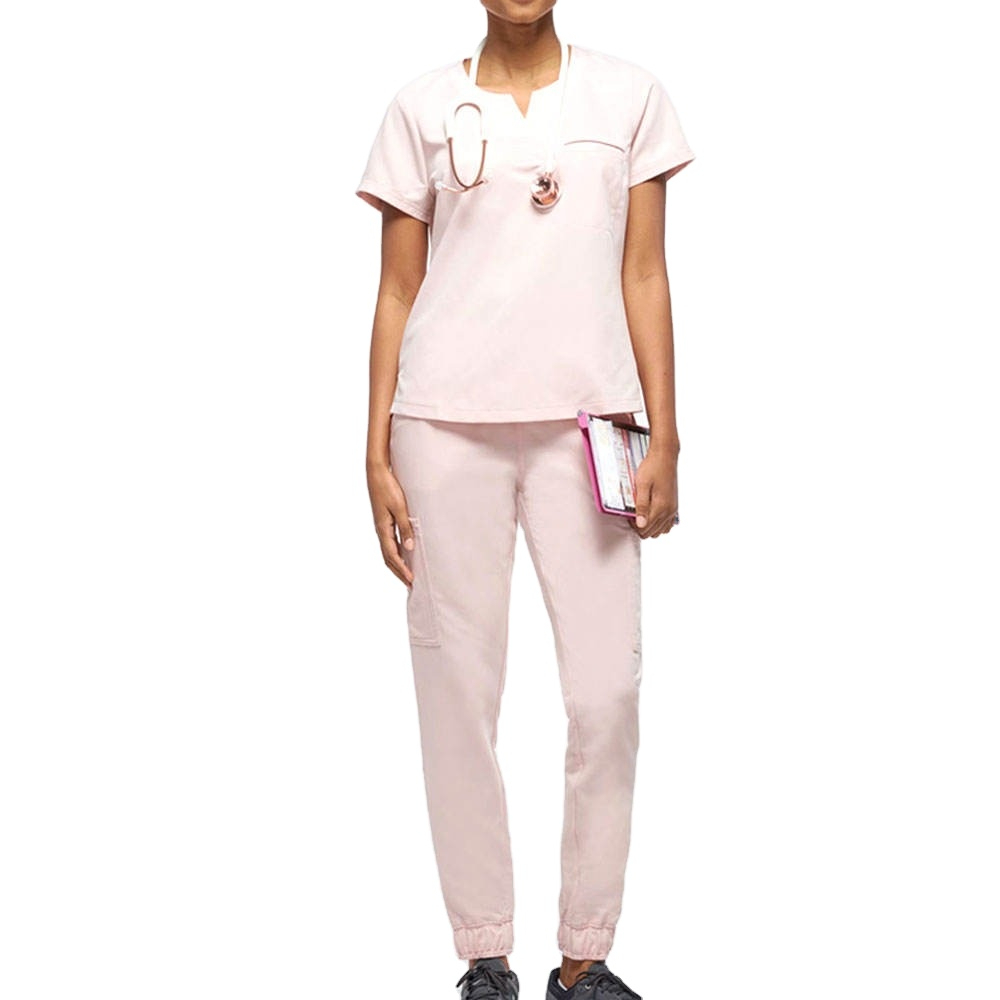 New Style Elastic Custom logo Hospital Uniforms Scrubs Medical Lab Coats Nurse Uniform Scrubs Uniforms Suit Made in Pakistan