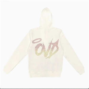 Custom Logo <b>Skeleton</b> Thick OEM High Quality Material Hoodie Wholesale Rhinestone Print <b>Full</b> Face Zip up Hoodies & Sweatshirts - Product Image 5