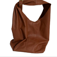 Sac fourre-tout vintage en cuir véritable Moroccan Soul pour toutes les saisons