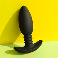 GINYA Wiederaufladbarer Vibrierender Analplug für Männer Weicher Silikon-Vibrator Mit Fernbedienung Sexspielzeug Femme Butt Analplug