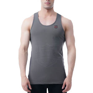 Camisetas sin mangas informales para hombre con servicio OEM de último diseño, camiseta sin mangas de punto transpirable de talla grande de alta calidad, precio bajo - Product Image 1