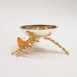 Soporte de chocolate de calidad avanzada en forma redonda con soporte de chocolate pulido dorado para servir chocolate y servir postres - Product Image 3