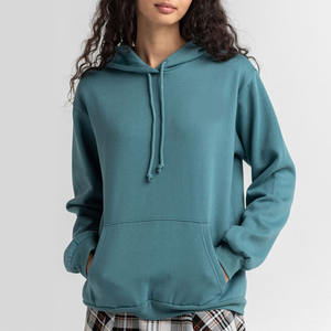 Sudadera con Capucha Larga Informal para Mujer al por Mayor, Sudadera con Capucha Gruesa con Cierre y Logotipo Personalizado - Product Image 6