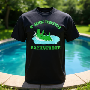 Camiseta promocional Trex Hates Backstroke - Product Image 3