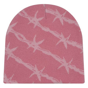 Bonnets tricotés personnalisés en gros, bonnets d'hiver chauds avec logo brodé, acrylique lourd, unisexe, OEM, couvre-chef - Product Image 4