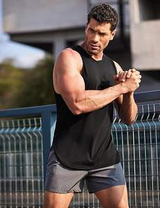 Logo personnalisé Haut de gymnastique sans manches pour hommes Performance légère adaptée à l'entraînement Vêtements de sport Chemise sans manches pour l'exercice - Product Image 6