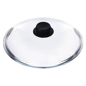 Tapa de Vidrio Cromada Pulida de 28 cm para Ollas Pyrex, Modelo B28CL00 7046 - Product Image 1