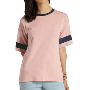 T-shirts décontractés surdimensionnés pour femmes, écologiques, en coton mélangé respirant, pour l'été - Product Image 1