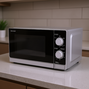 Horno <span class=keywords><strong>Microondas</strong></span> Plateado de 20L y <span class=keywords><strong>800W</strong></span> <span class=keywords><strong>con</strong></span> <span class=keywords><strong>Grill</strong></span>, Modelo R 600IN - Product Image 3