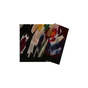 ผ้าโพกศีรษะและผ้าพันคอโพลีเอสเตอร์สีดำลายสี่เหลี่ยม - Product Image 1