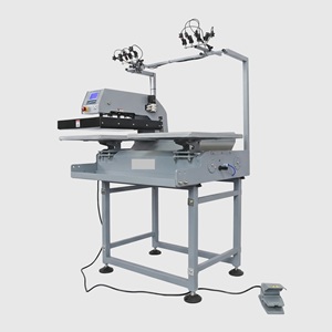 Prensa térmica neumática de doble estación sellada de fábrica, la más vendida, lista para enviar - Product Image 2