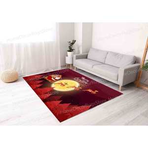 Alfombra Navideña Moderna, Alfombra de Navidad, Alfombra para Regalo de Navidad, Alfombra Estampada, Alfombra Suave No Tejida - Product Image 5