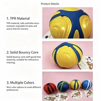 Jouets à mâcher pour chiens, ballon de basket rebondissant pour chiots et grands chiens, jouets interactifs pour la dentition, ensemble de jouets pour chiens en gros
