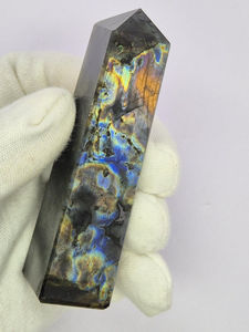 Tour de Labradorite Agate Muntaha Faite à la Main, Qualité Supérieure, Gravée, Écologique, Cristal de Guérison, Décoration Feng Shui, Artisanat - Product Image 3
