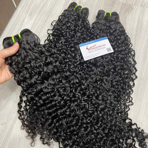 Pixie Curly Natural Black 100% Virgin <b>Remy</b> <b>Human</b> <b>Hair</b> <b>Extensions</b> Luxury Style From Thanh an <b>Hair</b> - Product Image 4