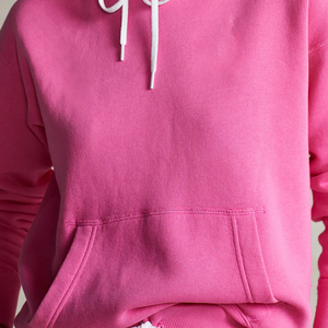 Vente en gros de sweat à capuche en coton polaire de couleur rose de style Noël avec couleur personnalisée et broderie au meilleur prix sweat à capuche Offre Spéciale unisexe - Product Image 5