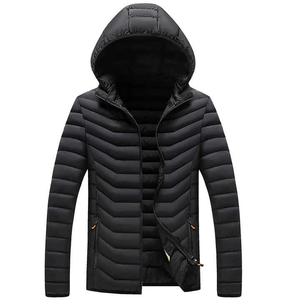Men's Women's High-quality Winter Heated Bomber <b>Jacket</b> High Quality <b>Padded</b> Hood Stand Collar <b>Waterproof</b> Hot Selling High Street - Product Image 1