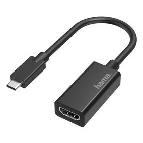 Hama Usb <b>C</b> To HdmI <b>Adapter</b> Black Male To Female Connector For Computer - Product Image 3