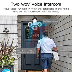 Cámara de Seguridad Exterior 355 °   Cámara de Vigilancia Inalámbrica para Exteriores con Seguimiento de Movimiento, Alarma y Almacenamiento Flexible, con IA - Product Image 5