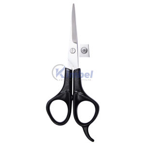 Ciseaux de coiffure industriels de qualité supérieure manche en plastique couleur personnalisée avec lames de coupe lisses - Product Image 5