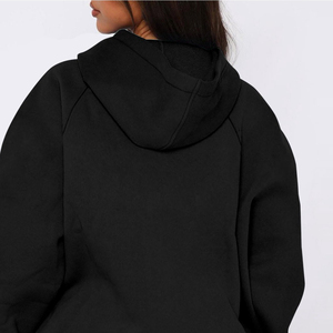 Top corto de primera calidad para mujer, diseño personalizado de gran tamaño, venta al por mayor, tops cortos de manga larga para mujer, sudaderas con capucha transpirables OEM - Product Image 6