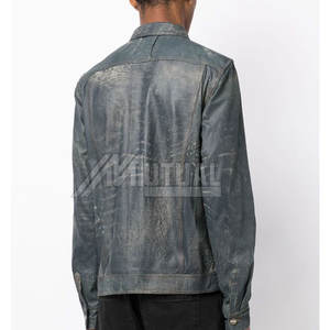 Chaqueta de cuero de nuevo estilo para hombres con chaqueta de cuero desmontable Streetwear Look para trajes Casuales - Product Image 4