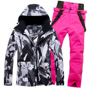 Traje de esquí para hombre, grueso, impermeable, transpirable, Snowboard, ropa de Snowboard, pantalones, invierno, nieve, país, cálido, equipo de esquí - Product Image 1