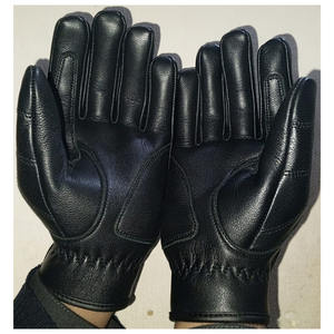 Guantes de Invierno Lisos de Primera Calidad, Cuero Genuino, Cálidos y Elegantes, Hasta la Muñeca, con Protección Contra Pinchazos, para Ciclismo y Actividades al Aire Libre - Product Image 3