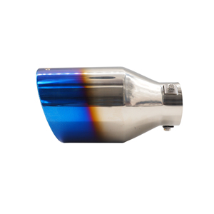 Terminal rond de 66 mm en acier inoxydable incliné, aspect titane - Product Image 5