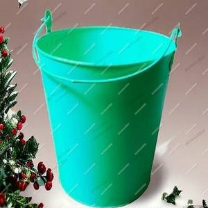 Seau en métal personnalisé pour nouveau-nés avec poignée pour chambre d'enfants, lit et jardin extérieur, accessoires de photographie pour le salon - Product Image 3