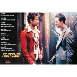 Affiche murale avec les règles modernes du club de combat - Product Image 1