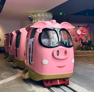 Trenino turistico per visite turistiche, vagoni elettrici di alta qualità per parchi divertimento in vendita - Product Image 2
