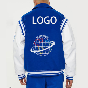 Chaqueta Universitaria de Lana 100% para Hombre, Personalizada con Impresión, Manga Larga, Parches de Chenilla, Diseño de Logotipo Personalizado - Product Image 2