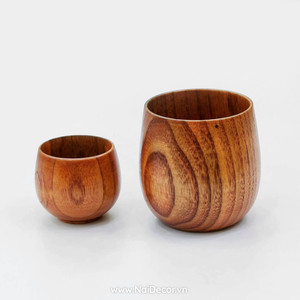 Cuenco y taza de madera sólida desechable, alta calidad, venta al por mayor, de Vietnam - Product Image 4