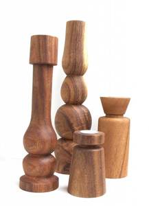 Portavelas de madera único elegante para hoteles y restaurantes de lujo con decoración navideña de vidrio portavelas de madera - Product Image 6