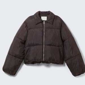 Women Classic Outerwear Warm Comfortable OEM Custom Puffer <b>Jacket</b> 2026 Nylon Puffer <b>Jacket</b> with Full Zip Closure Street Style - Product Image 5