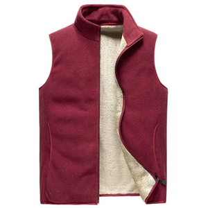 Gilet en toile imperméable pour homme, sans col, sans manches, veste chaude pour l'automne et l'hiver - Product Image 5