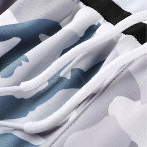 Nueva llegada Ropa deportiva Logotipo personalizado Impreso 100% Tela de poliéster Mejor precio Pantalones cortos de baloncesto - Product Image 6