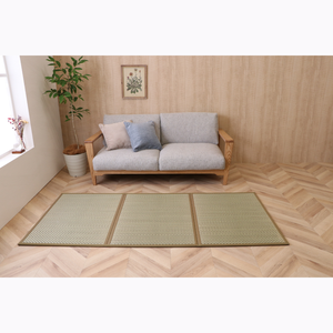 Comfortable and Healthy Eco-friendly Jacquard Trifold Japanese Tatami <b>Rug</b> and Mattress Dual-use 4-sizes Two Colors Japandi Style - Product Image 3